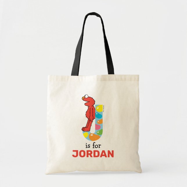Tote Bag Elmo Alphabet | J Jelly Bean (Devant)