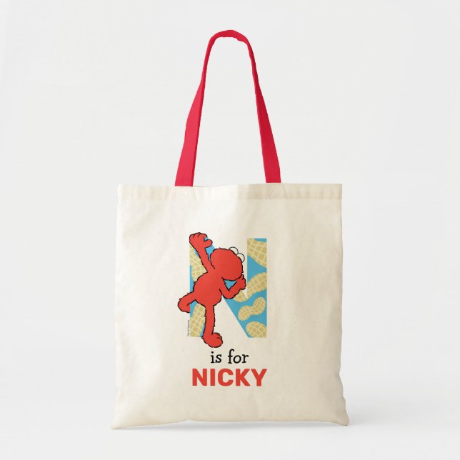 Tote Bag Elmo Alphabet | N N Noix (Devant)