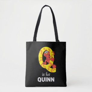 Tote Bag Elmo Alphabet Point de question Q