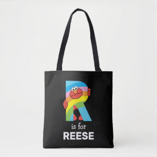 Tote Bag Elmo Alphabet R arc-en-ciel