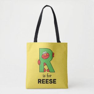 Tote Bag Elmo Alphabet R Vert