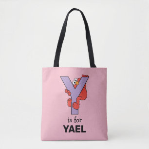 Tote Bag Elmo Alphabet Y Violet