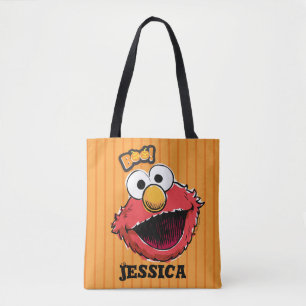 Tote Bag Elmo - Boo !   Ajouter Votre Nom