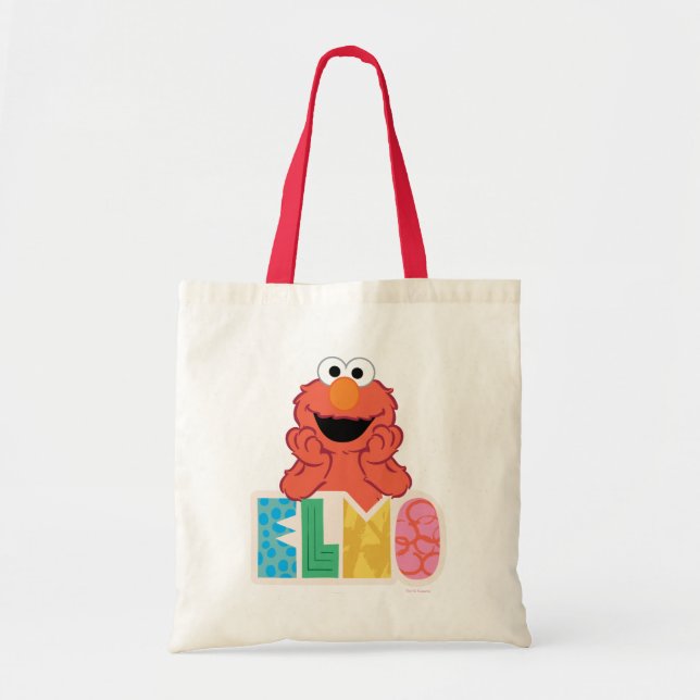Tote Bag Elmo Cute & Fun (Devant)