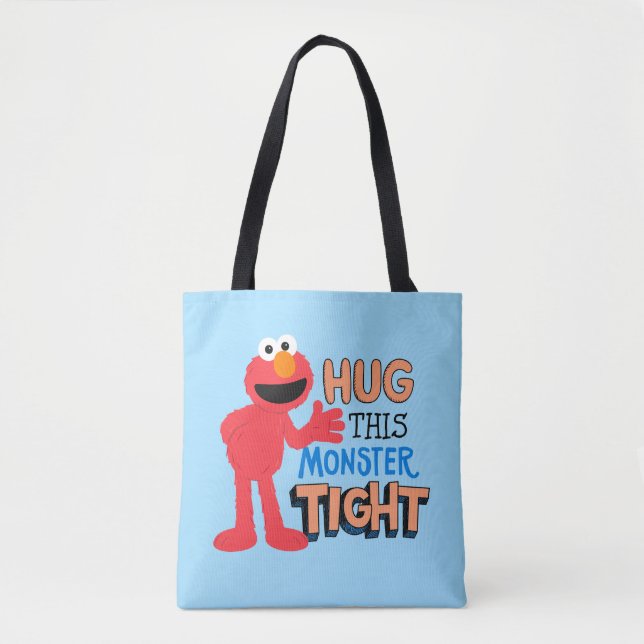 Tote Bag Elmo | Enserrez ce monstre serré (Devant)