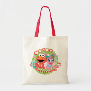Tote Bag Elmo et Abby Scribble