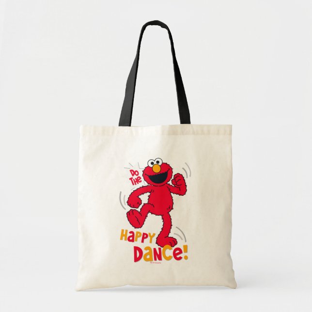 Tote Bag Elmo | Faites la danse du bonheur (Devant)