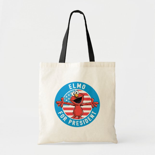 Tote Bag Elmo pour Président - Drapeau (Devant)
