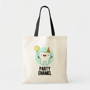 Tote Bag Émail de fête Funny Dot Pun