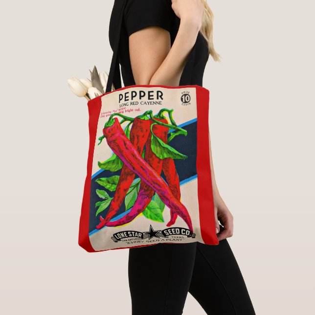 Tote Bag Emballage de graines dans les années 1950 (De près)
