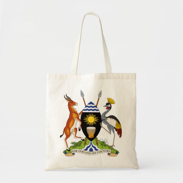 Tote Bag emblème de l'ouganda (Devant)