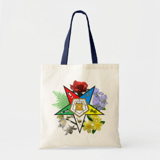 Tote Bag Emblème Floral Etoile Orientale fourre-tout