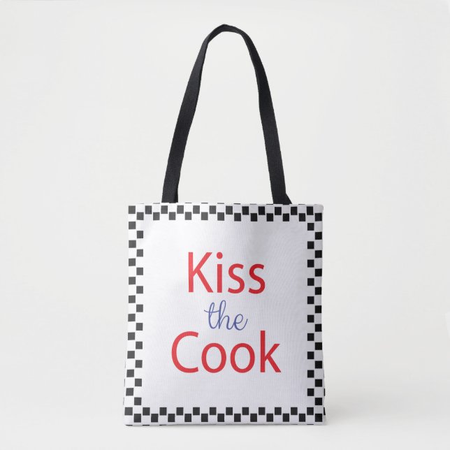Tote Bag Embrasse Le Cuisinier (Devant)