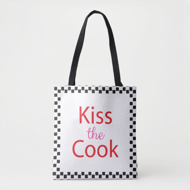 Tote Bag Embrasse Le Cuisinier (Devant)