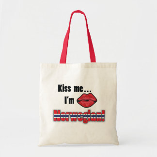 Tote Bag Embrassez-moi que je suis norvégien