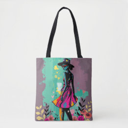 Tote Bag Emerald Muse Duet
