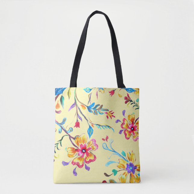 Tote Bag Émeute fleur sauvage 2 (Devant)