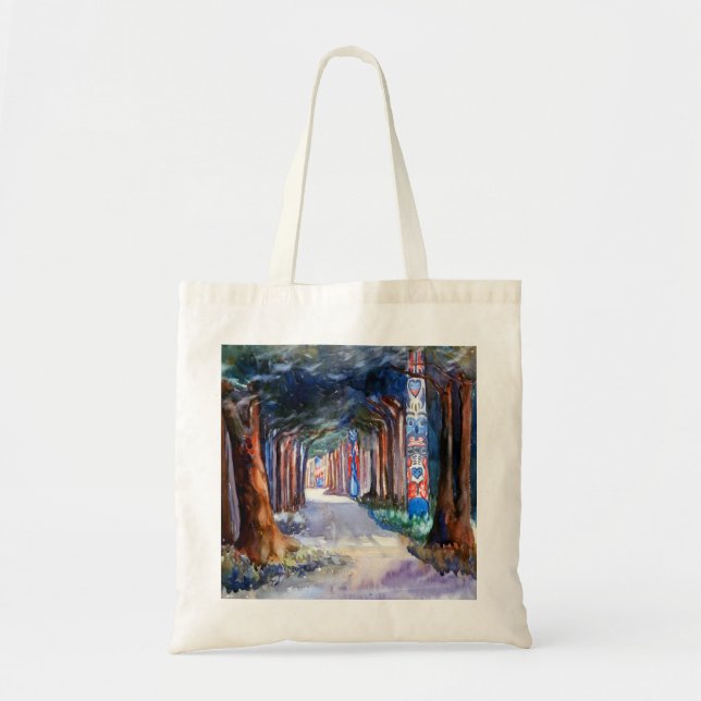 Tote Bag Emily Carr Totem Walk à Sitka (Devant)
