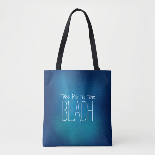 Tote Bag Emmène-Moi À La Plage Sous L'Eau (Devant)