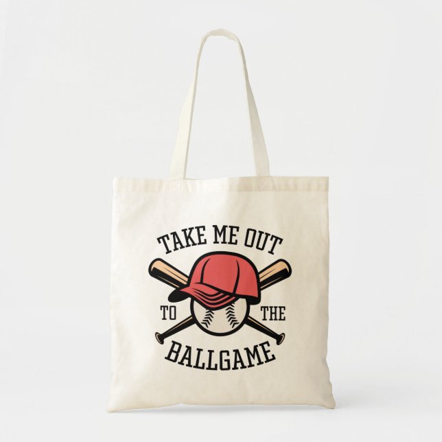 Tote Bag Emmène-Moi Au Ballgame (Devant)