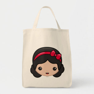 Tote Bag Emoji blanc de neige