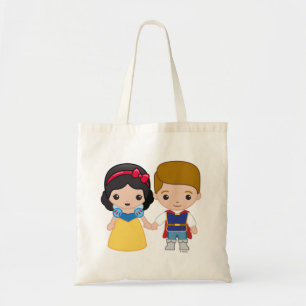 Tote Bag Emoji blanc et prince charmant