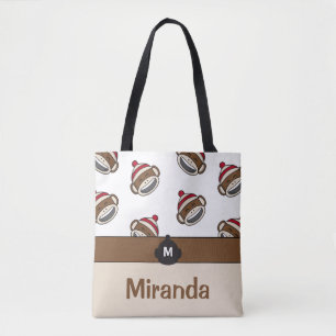 Tote Bag Emoji, le singe-sosie de gros sourire personnalisé