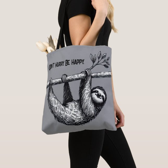 Tote Bag Emplacements sur la branche arborescente avec devi (De près)