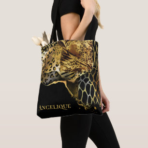 Tote Bag Empreinte de léopard abstrait safari DO-IT-YOURSE