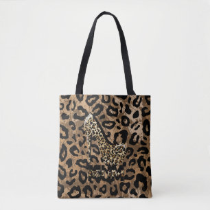 Tote Bag empreinte de léopard MOM Fashion Fourre-tout
