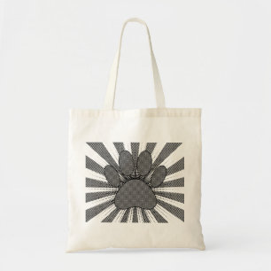 Tote Bag Empreinte de patte de chien style manga