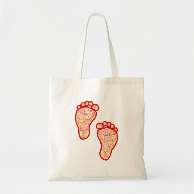 Tote Bag Empreintes bébé (Devant)