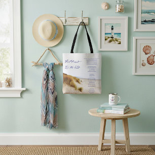 Tote Bag empreintes dans le sable