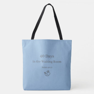 Tote Bag En attendant selon Esaïe 40:31 Chrétien