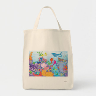 Tote Bag En Bas Dans L'Océan