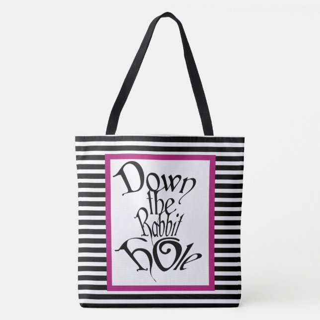 Tote Bag En bas du terrier de lapin (Devant)