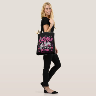 Tote Bag en octobre nous portons du rose pour la sensibilis