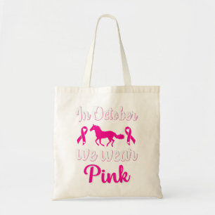 Tote Bag En Octobre Nous Portons Une Sensibilisation Au Can