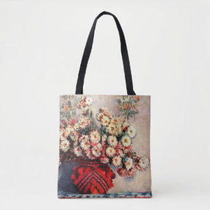 Tote Bag Encore de la vie avec Chrysanthemums par Claude Mo