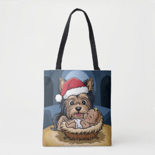 Tote Bag Enfant de houx adoré par un Terrier du Yorkshire