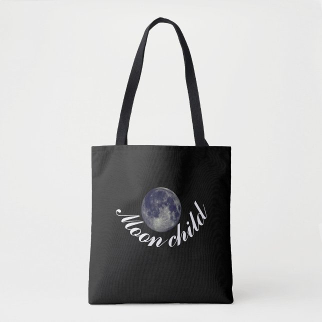 Tote Bag Enfant Lune, Pleine lune (Devant)