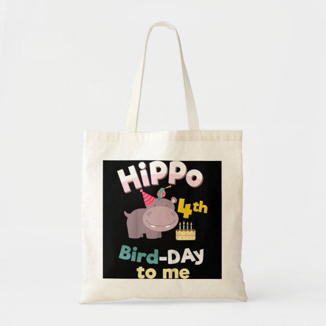 Tote Bag Enfants 4 ans Anniversaire Garçon Girl Chemise cad (Devant)