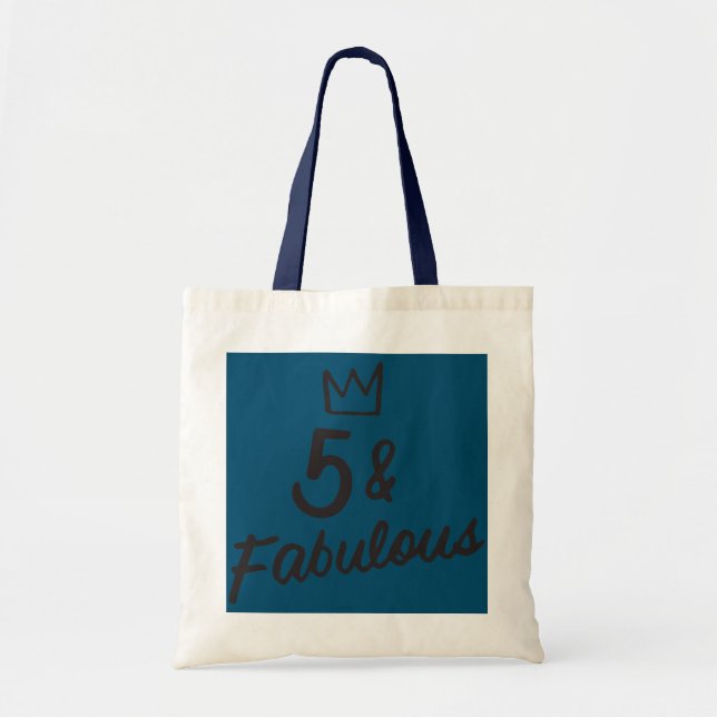 Tote Bag Enfants 5 Et Fabuleux 5 Filles Anniversaires  (Devant)