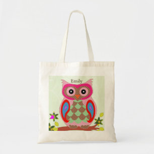 Tote Bag Enfants de hibou personnalisés