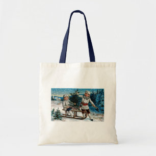 Tote Bag Enfants faisant de la luge