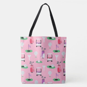 Tote Bag Enfants, Papa, Grampa Golfer Golfcart Golf Sport