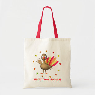 Tote Bag Enfants Thanksgiving Baby Turkey