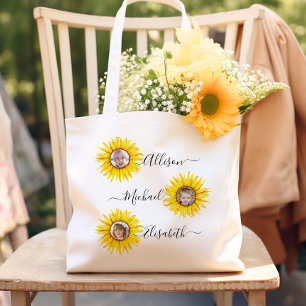 Tote Bag Enfants tournesol   Photo des petits enfants