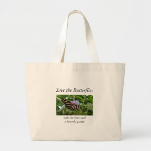 Tote Bag Enregistrer les papillons grand Fourre-tout