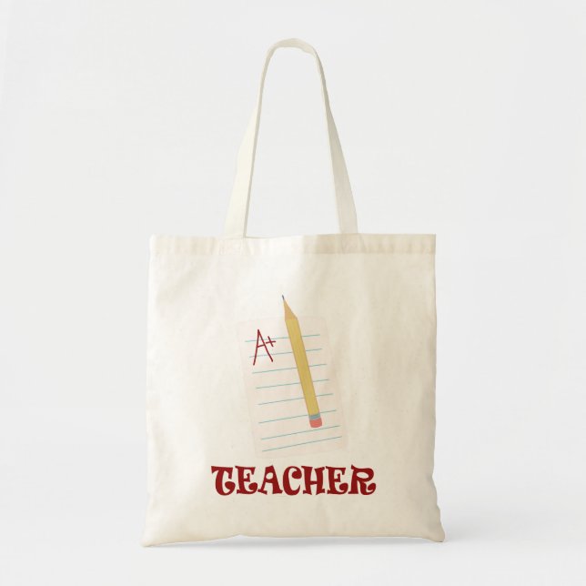 Tote Bag Enseignant A+ (Devant)